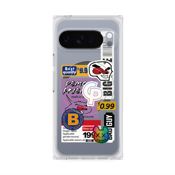 プレミアムスクエアケース with Pixelsnap［ Demon Friends Sticker .2 ］