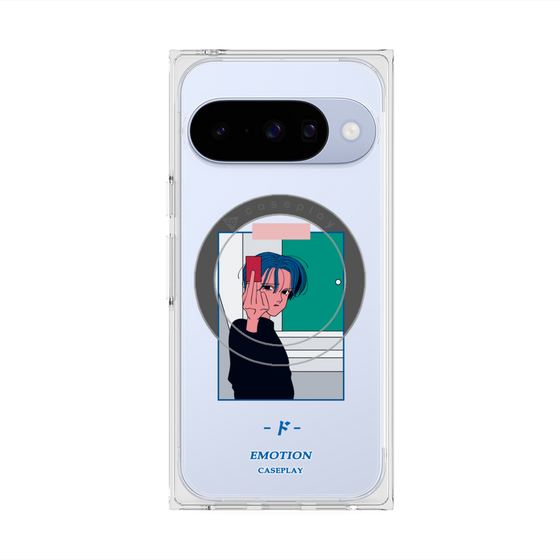 プレミアムスクエアケース with Pixelsnap［ 喜怒アイ楽 -怒- ］