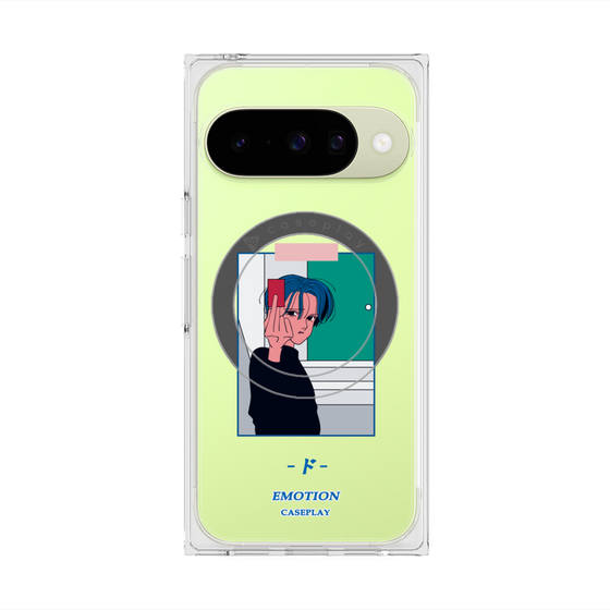 プレミアムスクエアケース with Pixelsnap［ 喜怒アイ楽 -怒- ］