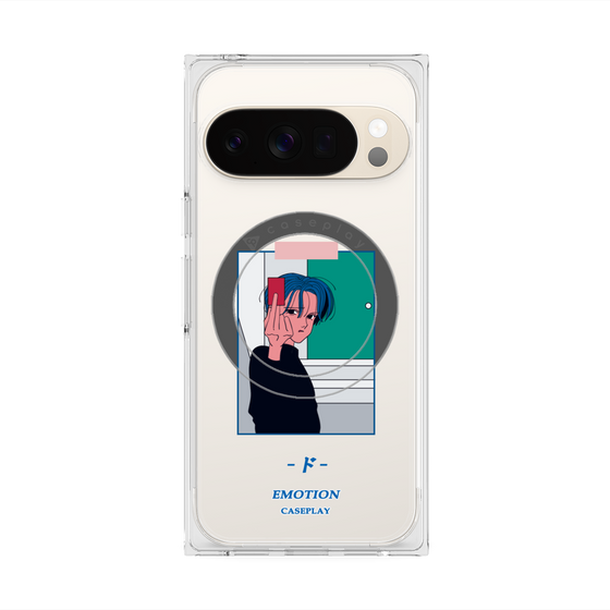 プレミアムスクエアケース with Pixelsnap［ 喜怒アイ楽 -怒- ］