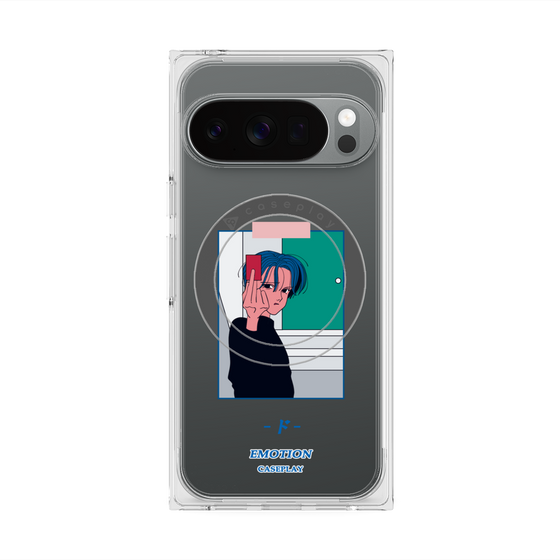 プレミアムスクエアケース with Pixelsnap［ 喜怒アイ楽 -怒- ］