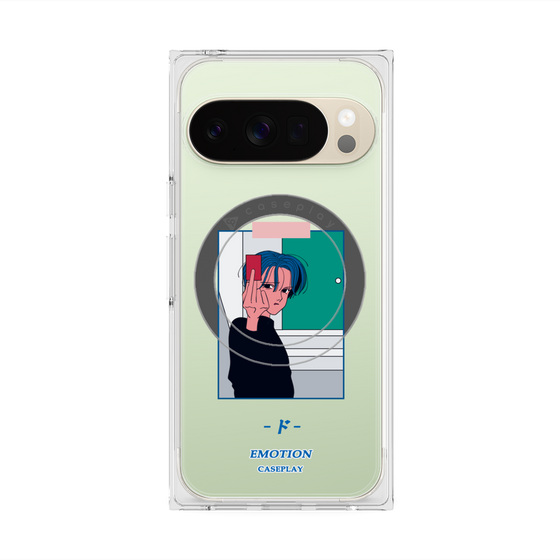 プレミアムスクエアケース with Pixelsnap［ 喜怒アイ楽 -怒- ］