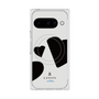 プレミアムスクエアケース with Pixelsnap［ LANVIN en Bleu Hearts Black - ランバン ハート ブラック ］