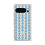 プレミアムスクエアケース with Pixelsnap［ LANVIN en Bleu Monogram Blue - ランバン ブルーモノグラム ］