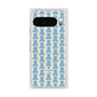 プレミアムスクエアケース with Pixelsnap［ LANVIN en Bleu Monogram Blue - ランバン ブルーモノグラム ］
