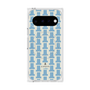 プレミアムスクエアケース with Pixelsnap［ LANVIN en Bleu Monogram Blue - ランバン ブルーモノグラム ］
