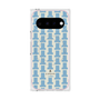 プレミアムスクエアケース with Pixelsnap［ LANVIN en Bleu Monogram Blue - ランバン ブルーモノグラム ］