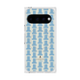 プレミアムスクエアケース with Pixelsnap［ LANVIN en Bleu Monogram Blue - ランバン ブルーモノグラム ］