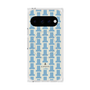 プレミアムスクエアケース with Pixelsnap［ LANVIN en Bleu Monogram Blue - ランバン ブルーモノグラム ］