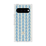 プレミアムスクエアケース with Pixelsnap［ LANVIN en Bleu Monogram Blue - ランバン ブルーモノグラム ］