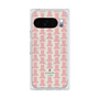 プレミアムスクエアケース with Pixelsnap［ LANVIN en Bleu Monogram Red - ランバン レッドモノグラム ］