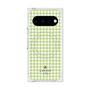 プレミアムスクエアケース with Pixelsnap［ Houndstooth Pattern Green with LANVIN en Bleu logo- ランバン 千鳥格子柄 グリーン ］