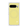 プレミアムスクエアケース with Pixelsnap［ Checkered Yellow - ギンガムチェック イエロー ］