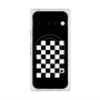 プレミアムスクエアケース with Pixelsnap［ Racing checkered flag - レーシングチェッカーフラッグ ］