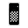 プレミアムスクエアケース with Pixelsnap［ Racing checkered flag - レーシングチェッカーフラッグ ］
