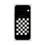 プレミアムスクエアケース with Pixelsnap［ Racing checkered flag - レーシングチェッカーフラッグ ］