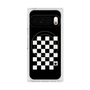 プレミアムスクエアケース with Pixelsnap［ Racing checkered flag - レーシングチェッカーフラッグ ］