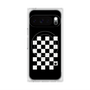 プレミアムスクエアケース with Pixelsnap［ Racing checkered flag - レーシングチェッカーフラッグ ］