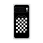 プレミアムスクエアケース with Pixelsnap［ Racing checkered flag - レーシングチェッカーフラッグ ］