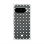 プレミアムスクエアケース with Pixelsnap［ CASEPLAY Crown dots White - ケースプレイ・クラウン・ドッツ ホワイト ］