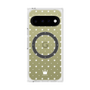 プレミアムスクエアケース with Pixelsnap［ CASEPLAY Crown dots White - ケースプレイ・クラウン・ドッツ ホワイト ］