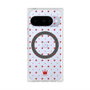 プレミアムスクエアケース with Pixelsnap［ CASEPLAY Crown dots Red - ケースプレイ・クラウン・ドッツ レッド ］