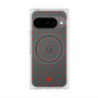 プレミアムスクエアケース with Pixelsnap［ CASEPLAY Crown dots Red - ケースプレイ・クラウン・ドッツ レッド ］