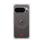 プレミアムスクエアケース with Pixelsnap［ CASEPLAY Crown dots Red - ケースプレイ・クラウン・ドッツ レッド ］