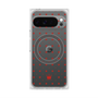 プレミアムスクエアケース with Pixelsnap［ CASEPLAY Crown dots Red - ケースプレイ・クラウン・ドッツ レッド ］