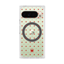 プレミアムスクエアケース with Pixelsnap［ CASEPLAY Crown dots Red - ケースプレイ・クラウン・ドッツ レッド ］