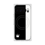 プレミアムスクエアケース with Pixelsnap［ CASEPLAY Bi-Colors Black & White - ケースプレイ・バイカラー ブラック＆ホワイト ］