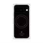 プレミアムスクエアケース with Pixelsnap［ LANVIN en Bleu Tiny dots Black - ランバン ドット ブラック ］
