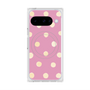 プレミアムスクエアケース with Pixelsnap［ 水彩ドット・レトロカラー - Pink ］