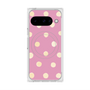 プレミアムスクエアケース with Pixelsnap［ 水彩ドット・レトロカラー - Pink ］