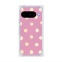 プレミアムスクエアケース with Pixelsnap［ 水彩ドット・レトロカラー - Pink ］