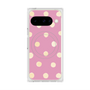 プレミアムスクエアケース with Pixelsnap［ 水彩ドット・レトロカラー - Pink ］
