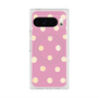 プレミアムスクエアケース with Pixelsnap［ 水彩ドット・レトロカラー - Pink ］