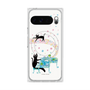 プレミアムスクエアケース with Pixelsnap［ おかべてつろう - 黒猫クロのとおりみち ］