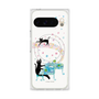 プレミアムスクエアケース with Pixelsnap［ おかべてつろう - 黒猫クロのとおりみち ］