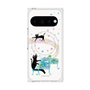 プレミアムスクエアケース with Pixelsnap［ おかべてつろう - 黒猫クロのとおりみち ］