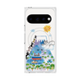 プレミアムスクエアケース with Pixelsnap［ おかべてつろう - 上を目指していきましょう ］