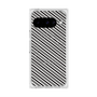 プレミアムスクエアケース with Pixelsnap［ Small Stripe - Gray × Black ］