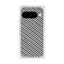 プレミアムスクエアケース with Pixelsnap［ Small Stripe - Gray × Black ］