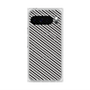 プレミアムスクエアケース with Pixelsnap［ Small Stripe - Gray × Black ］