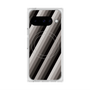 プレミアムスクエアケース with Pixelsnap［ Middle Stripe - Black ］