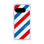 プレミアムスクエアケース with Pixelsnap［ Big Stripe - Red × Blue ］