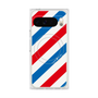 プレミアムスクエアケース with Pixelsnap［ Big Stripe - Red × Blue ］