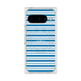 プレミアムスクエアケース with Pixelsnap［ Small Border - Blue ］