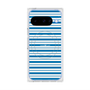 プレミアムスクエアケース with Pixelsnap［ Small Border - Blue ］