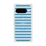 プレミアムスクエアケース with Pixelsnap［ Small Border - Blue ］